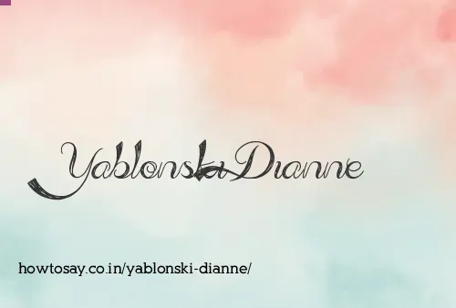 Yablonski Dianne