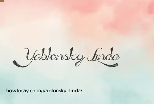Yablonsky Linda