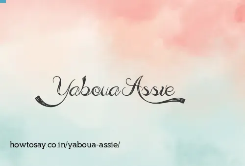 Yaboua Assie