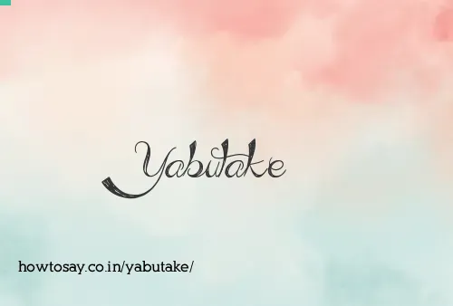 Yabutake