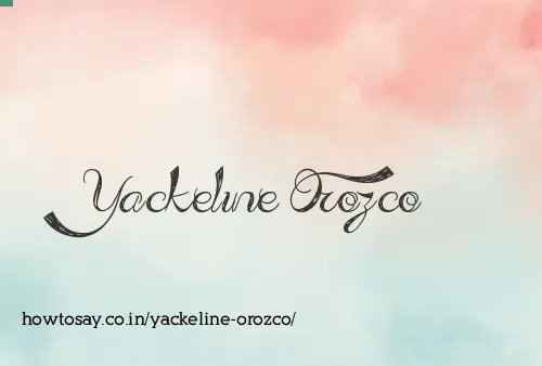 Yackeline Orozco