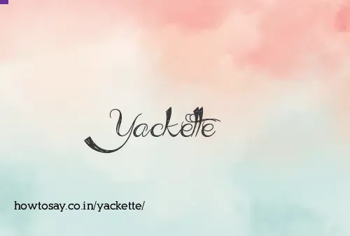 Yackette