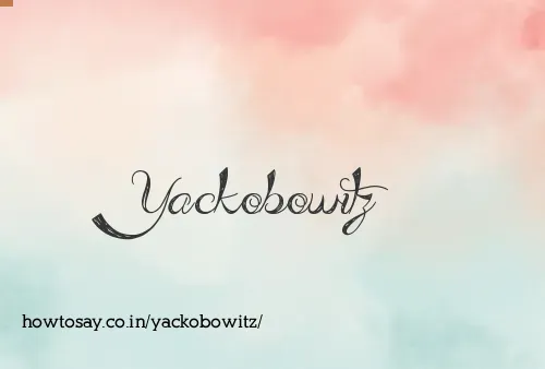 Yackobowitz