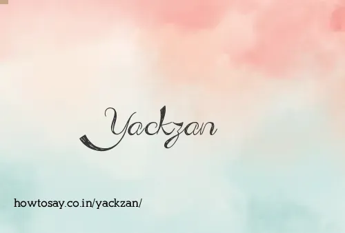 Yackzan
