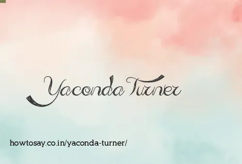 Yaconda Turner