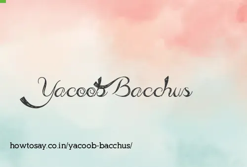 Yacoob Bacchus