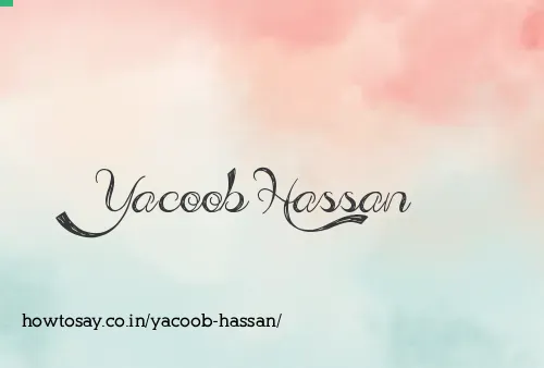 Yacoob Hassan