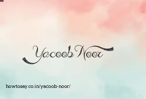 Yacoob Noor