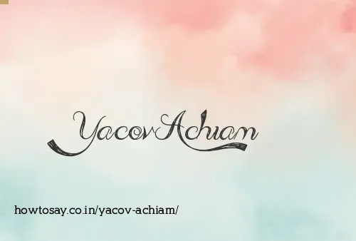 Yacov Achiam