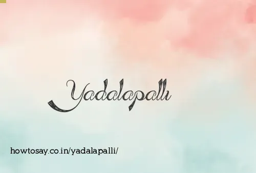 Yadalapalli