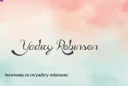 Yadiry Robinson