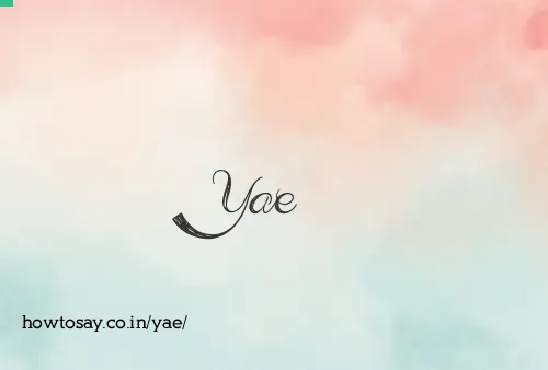 Yae