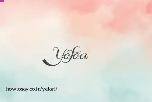 Yafari