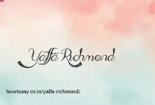Yaffa Richmond