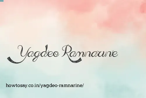 Yagdeo Ramnarine