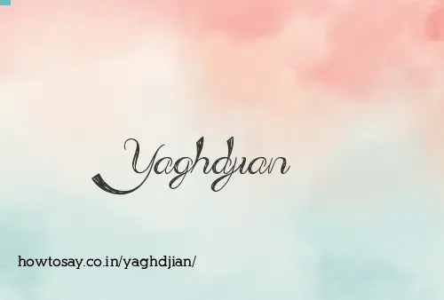 Yaghdjian