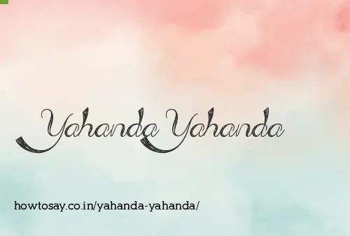 Yahanda Yahanda