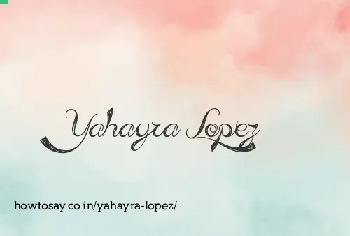 Yahayra Lopez