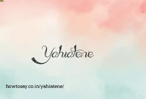 Yahiatene