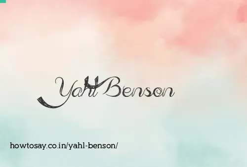 Yahl Benson