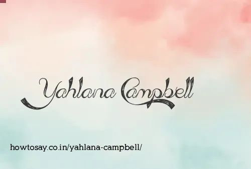 Yahlana Campbell
