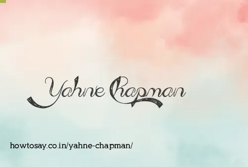Yahne Chapman
