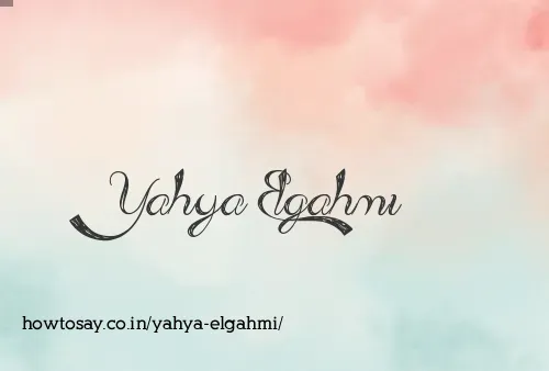 Yahya Elgahmi