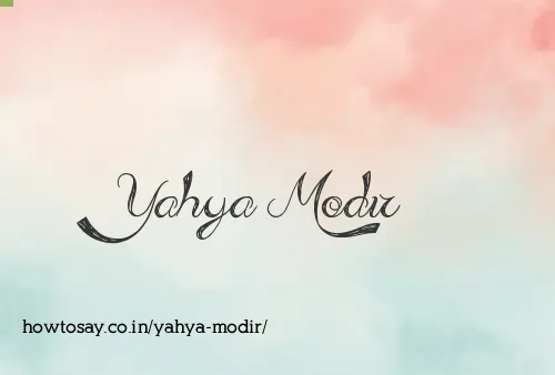 Yahya Modir
