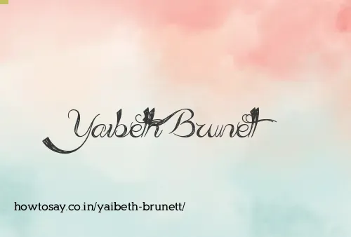 Yaibeth Brunett
