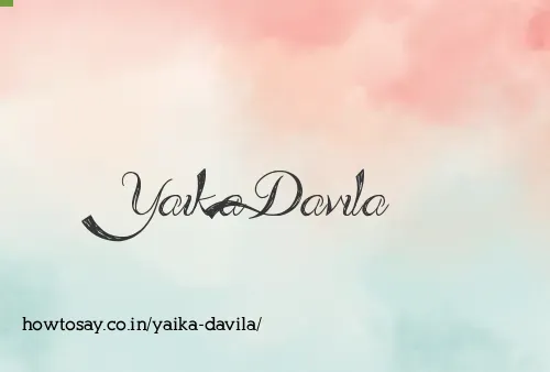 Yaika Davila