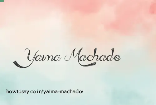 Yaima Machado
