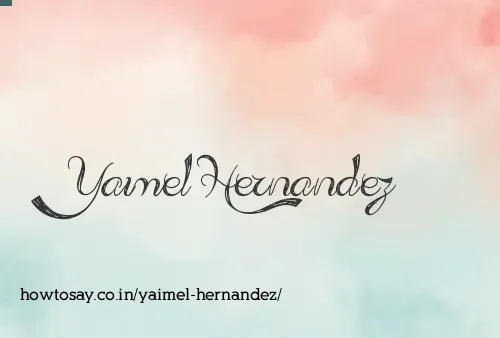 Yaimel Hernandez