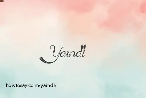 Yaindl