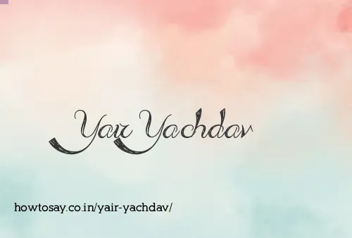 Yair Yachdav