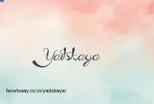 Yaitskaya