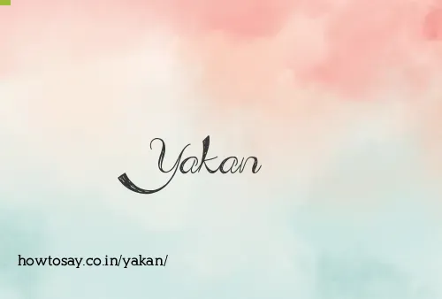 Yakan