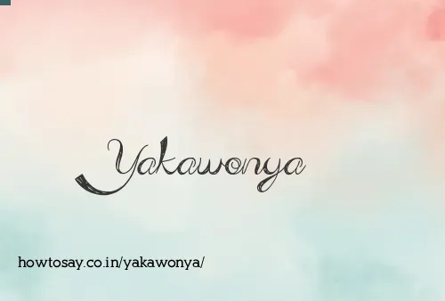 Yakawonya