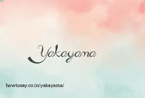 Yakayama