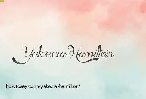 Yakecia Hamilton