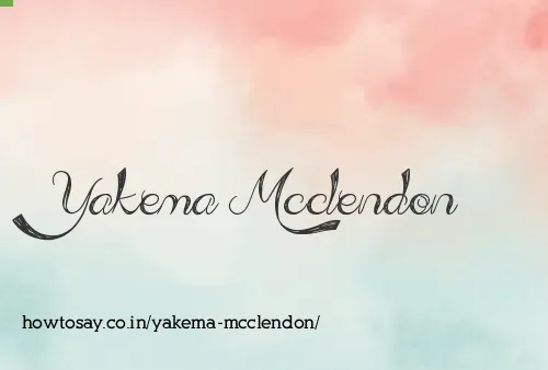 Yakema Mcclendon