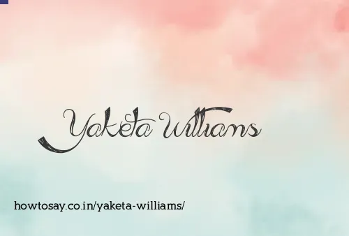 Yaketa Williams