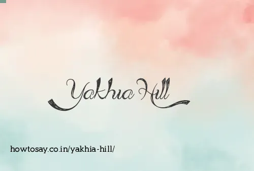 Yakhia Hill