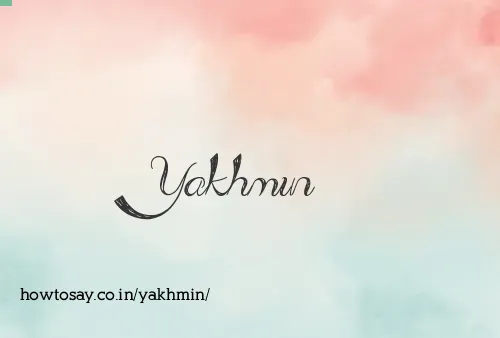 Yakhmin