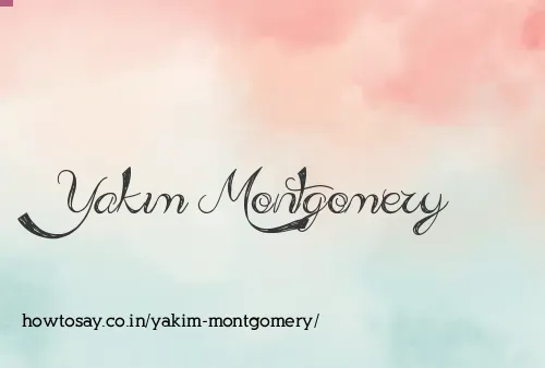 Yakim Montgomery