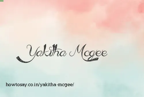 Yakitha Mcgee