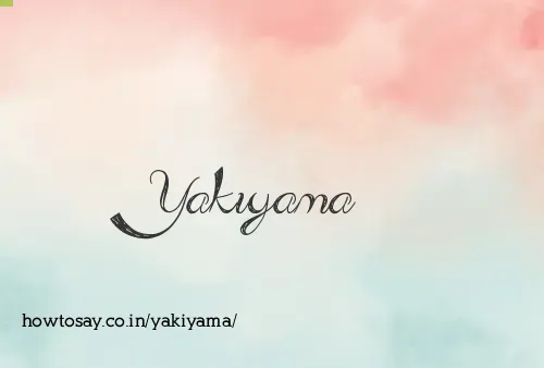 Yakiyama