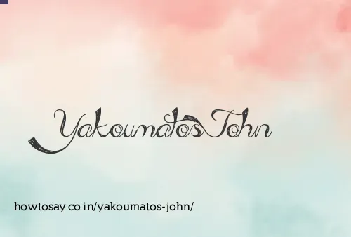 Yakoumatos John
