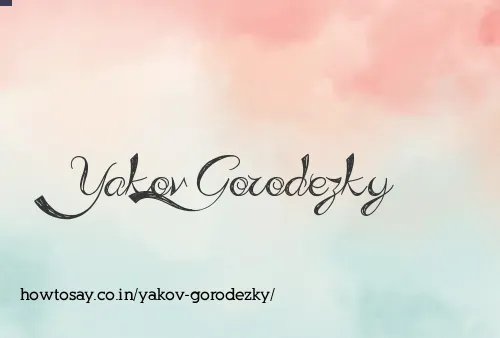 Yakov Gorodezky