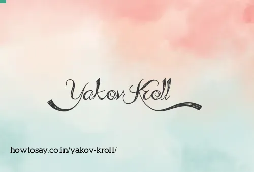 Yakov Kroll