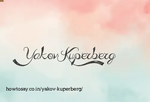 Yakov Kuperberg